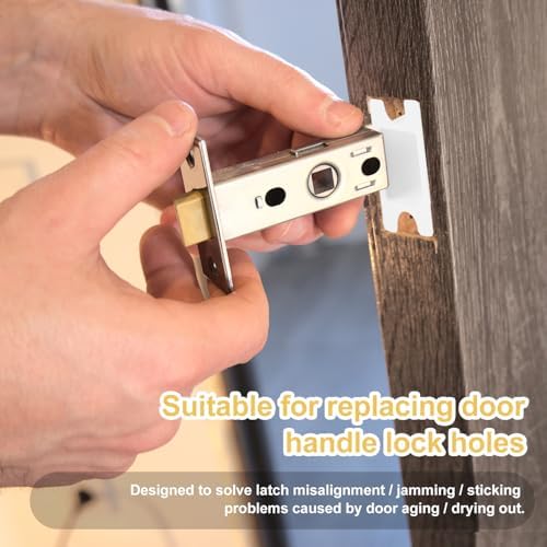 Tophoniex Deadbolt Restorer Strike Plate with Screws