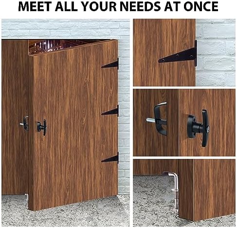 Secure shed door hardware set with premium quality