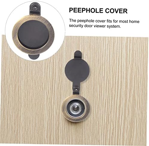 MERRYHAPY 2-Piece Cat Eye Back Cover Plate Door Viewer Protector