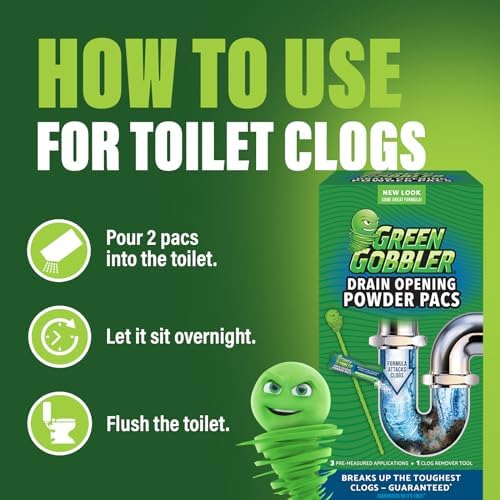 Efficient drain cleaner for tough clogs