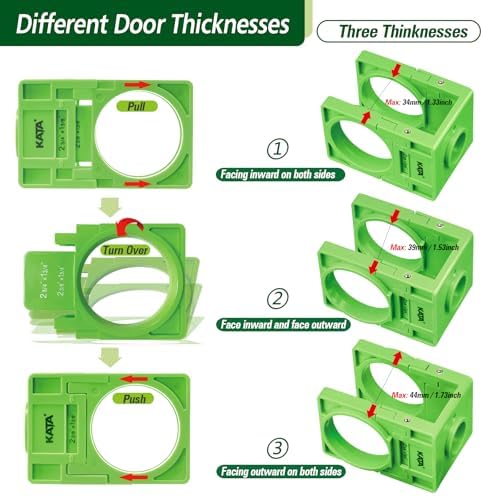 KATA Door Lock Installation Kit Green