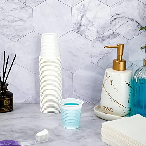 Sturdy 3oz White Plastic Cups