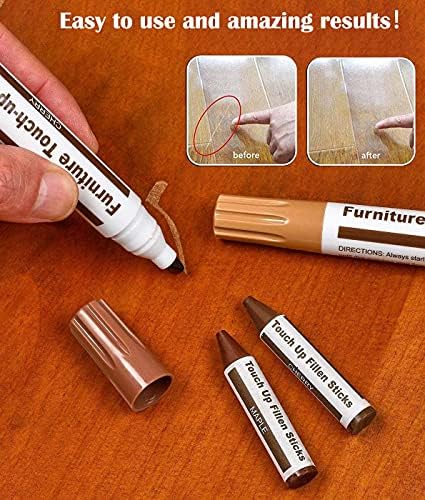 Furniture Markers with 21 Pcs Kit to Fix Scratches