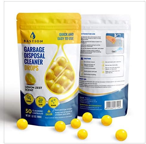 Bastion Lemon Zest Garbage Disposal Cleaner