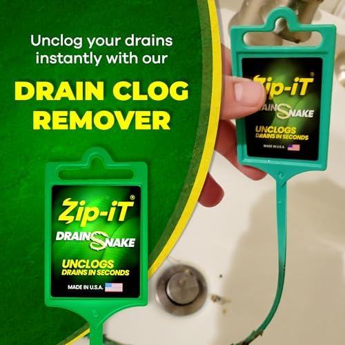 Zip-It 25-inch Drain Snake Cleaner 3-Pack