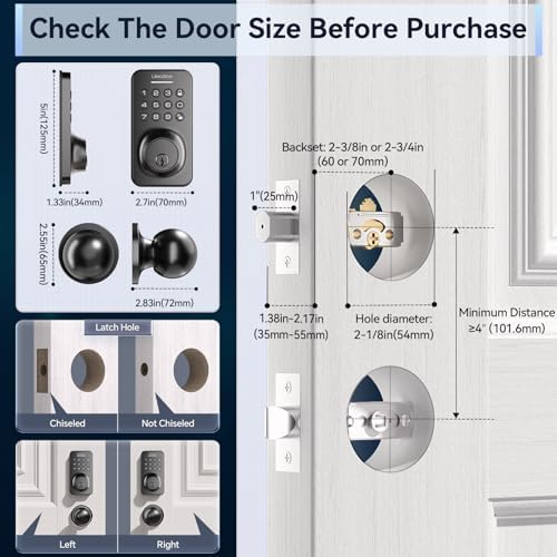 Secure Front Door Access with the Ulecoce Keyless Entry Deadbolt