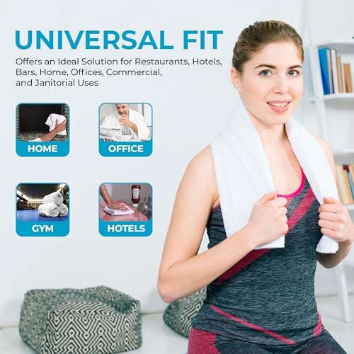 Simpli-Magic Terry Cleaning Cloths 12x12 50-Pack