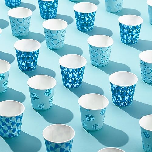 JOLLY PARTY 500Pack 3 oz Disposable Blue Paper Cups