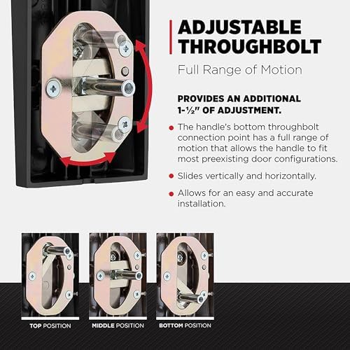 Front Door Handle Set for added security