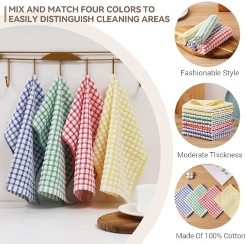 Egles 12-Piece Reusable Kitchen Dishcloths