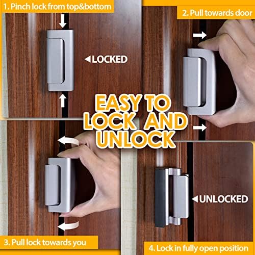 EverPlus Home Security Door Lock 2 Pack