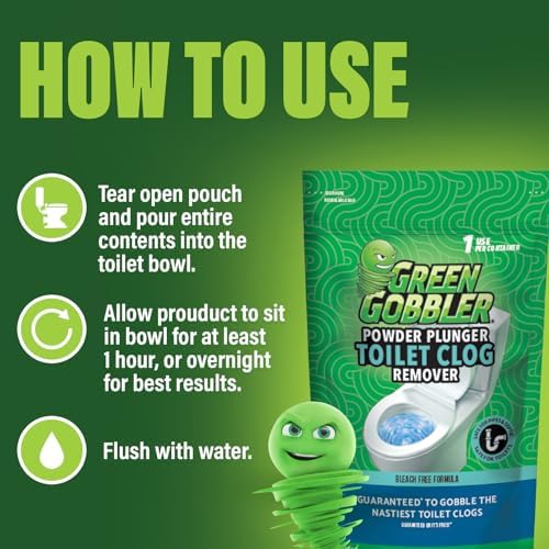 Fast-acting Detoxing Toilet Bowl Clog remedier
