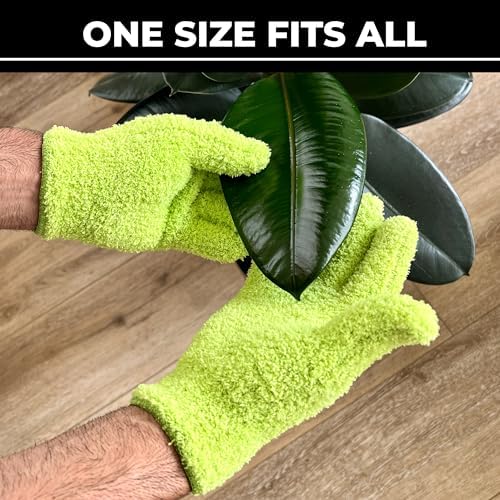 BLESS YOUR SOIL Gentle Washable Plant Leaves Dai Chi SST Microfiber Gloves