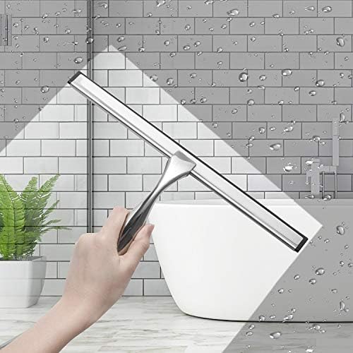 Simtive 10-Inch Shower Squeegee Set Effortless Cleaning