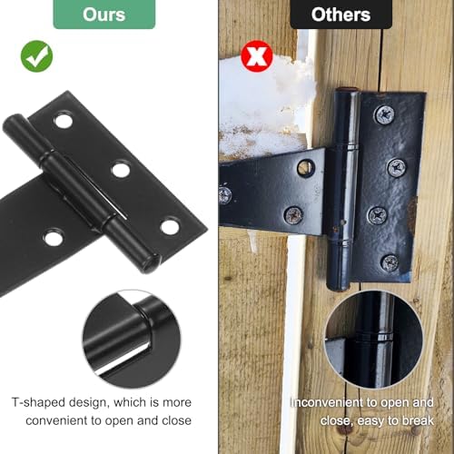MMeterXity 2-Pack Shed Door Hinges