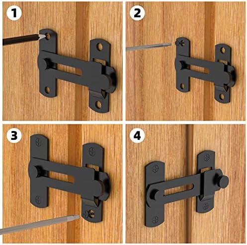 180-Degree Door Lock for Safety