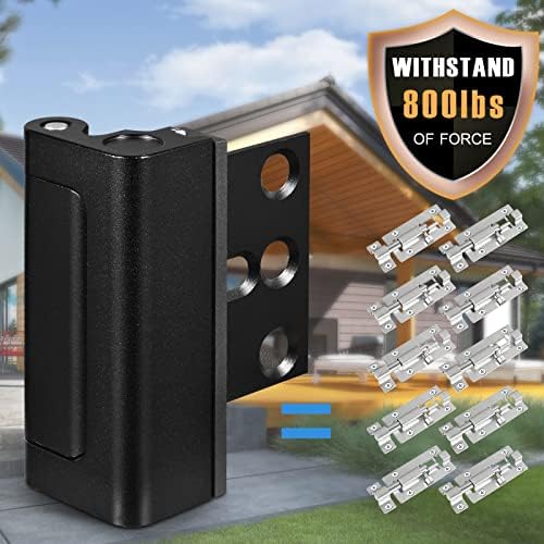 2-Pack Door Reinforcement Lock with Additional Features