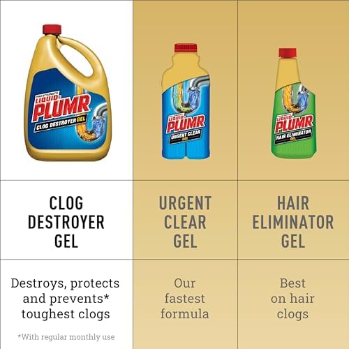 Drain Clog Solver - Liquid-Plumr Clean Prevent at the Same Time