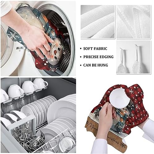 Seasons Greeting ZOE GARDEN Christmas Kitchen Towels