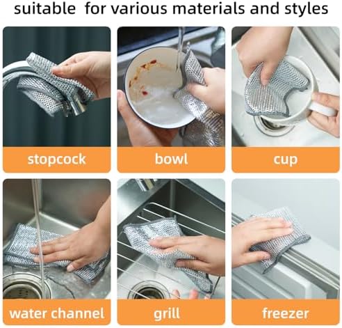 Powerful Wire Cleaning Cloth for Kitchen Home Uses