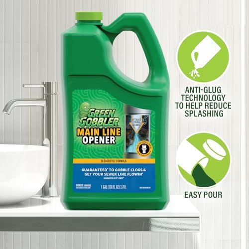Green Gobbler Ultimate Main Drain Opener Effortlessly Clogs Hair