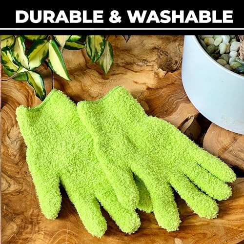 BLESS YOUR SOIL Gentle Washable Plant Leaves Dai Chi SST Microfiber Gloves