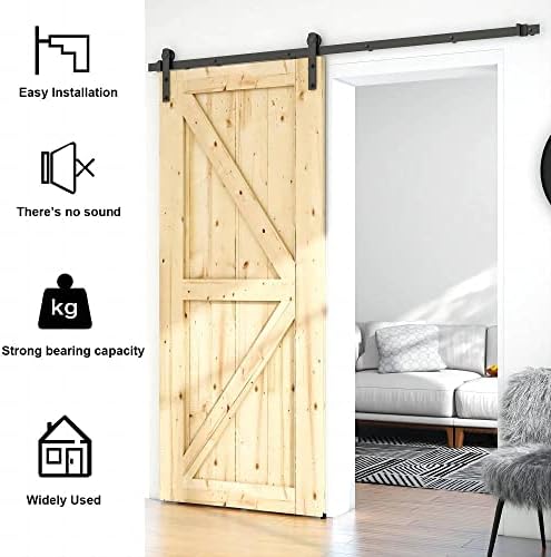 66FT Barn Door Hardware Kit