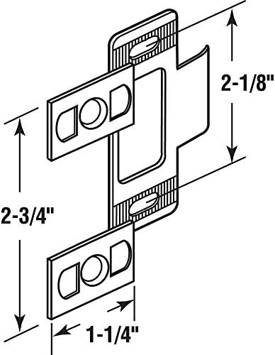 Adjustable Strike Plate for Hinged Doors