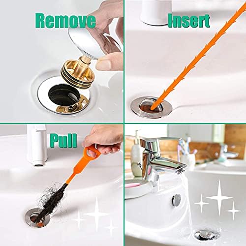 Drain Snake Hair Remove 3 Pack