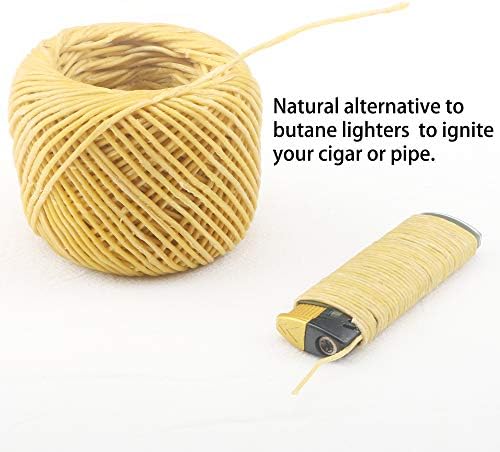 100 Organic Hemp Wick with Natural Bees Wax 200FT No Chemicals