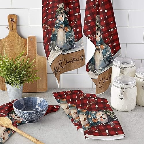 Seasons Greeting ZOE GARDEN Christmas Kitchen Towels