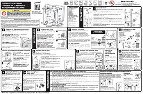 High-Performance Toilet Repair Kit for 2-inch Valves